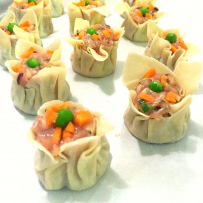 Handmade Chicken and Shrimp Shumai Dumplings