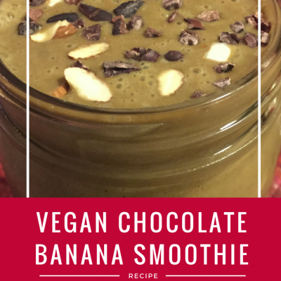 Vegan Chocolate Banana Smoothie